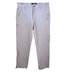 Oakley Golf Pants Outdoor Athletic Hiking Gray Cotton Blend Size 33x34